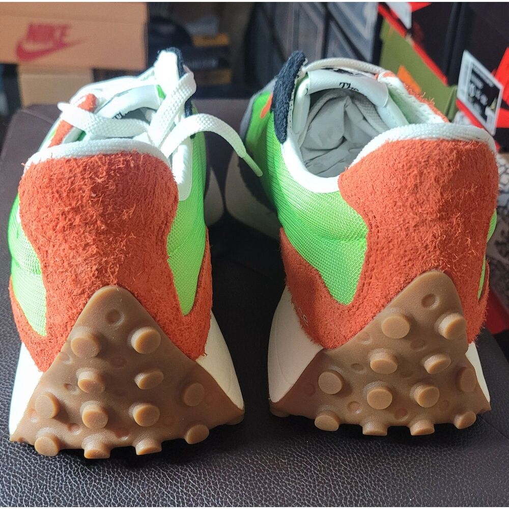 New Balance 327 MS327SFA Green Orange Gray Men's Size 10 Lifestyle Shoes New - Picture 5 of 7